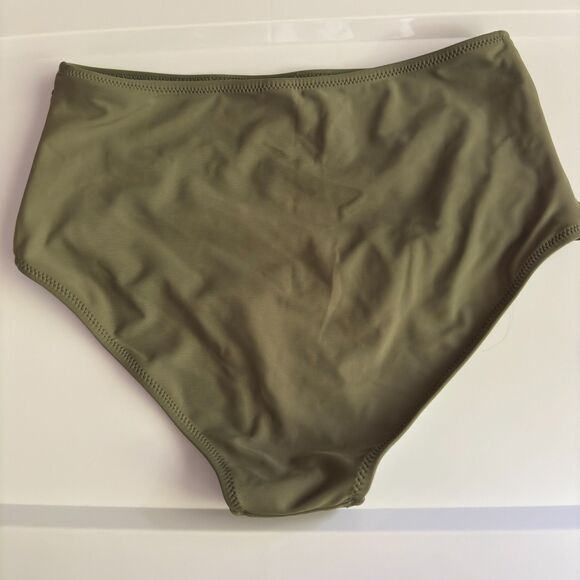 2 Piece Crisscross Strap Across Body Ruched Full Coverage Bottom Swimsuit Sm. #A - Picture 6 of 8